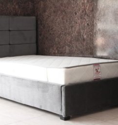 Lit Capitonné Tissu Velours Anti-taches Haute Qualité – LC301