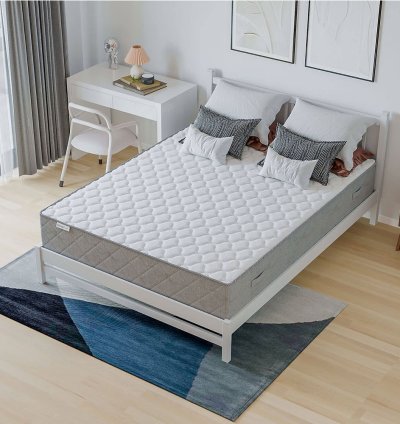 Matelas Hybride 2 Places Double Faces : Latex Naturel et Mousse HR 25 cm